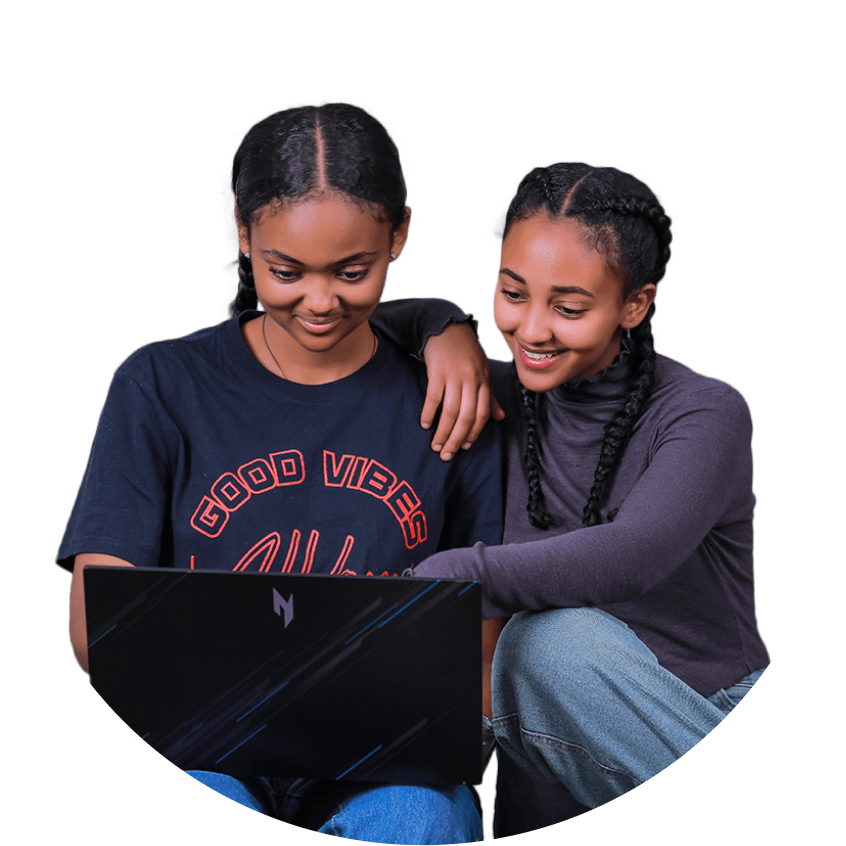 Students learning together